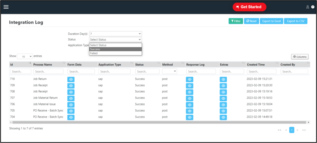 Axacute Features: Enhanced Filtering Capabilities in Integration Log