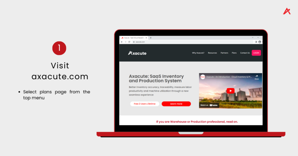 Axacute Sign up