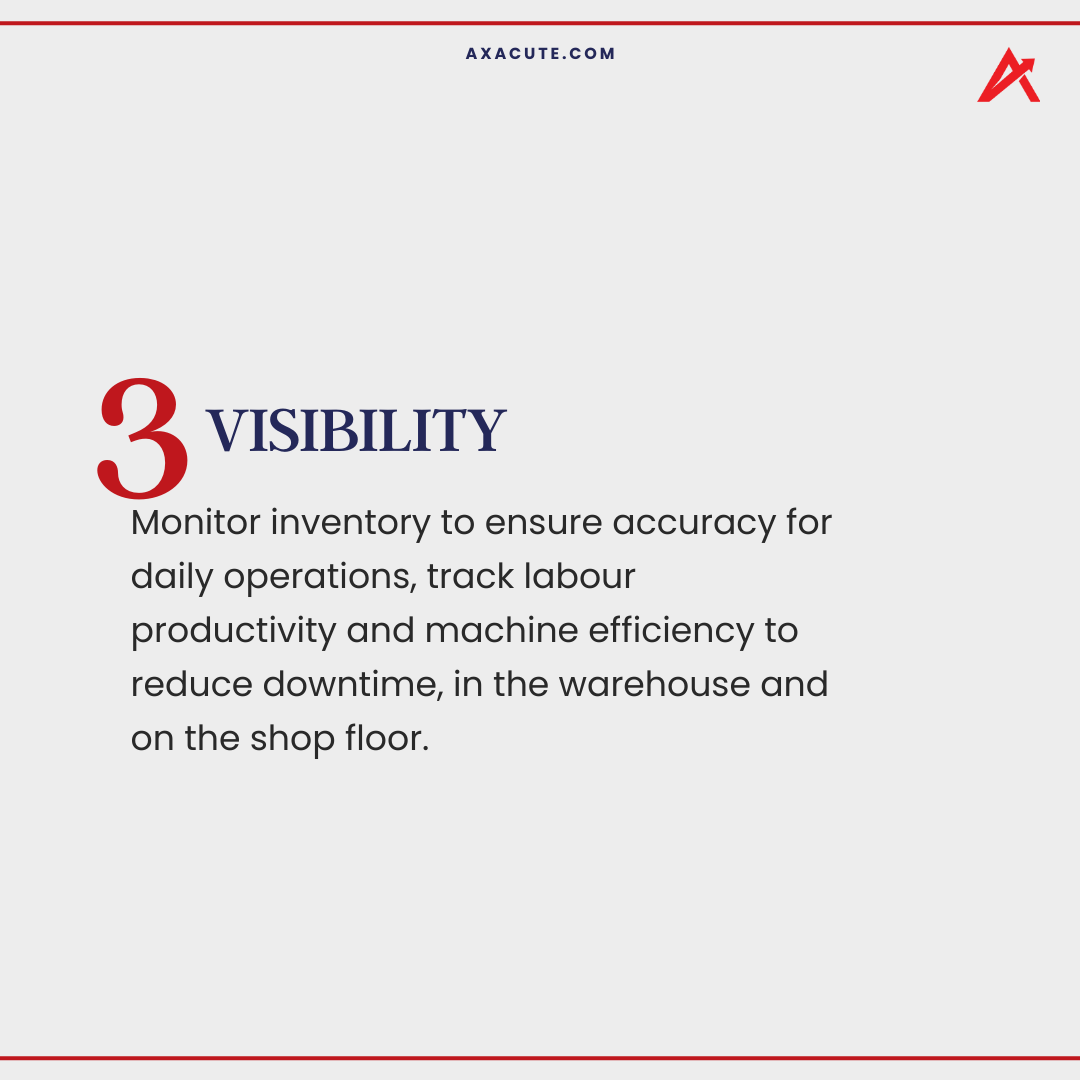 Sign up Axacute Cloud-Based Inventory and Production Software. Supports Integration. Provides visibility and mobility in the warehouse and shop floor.